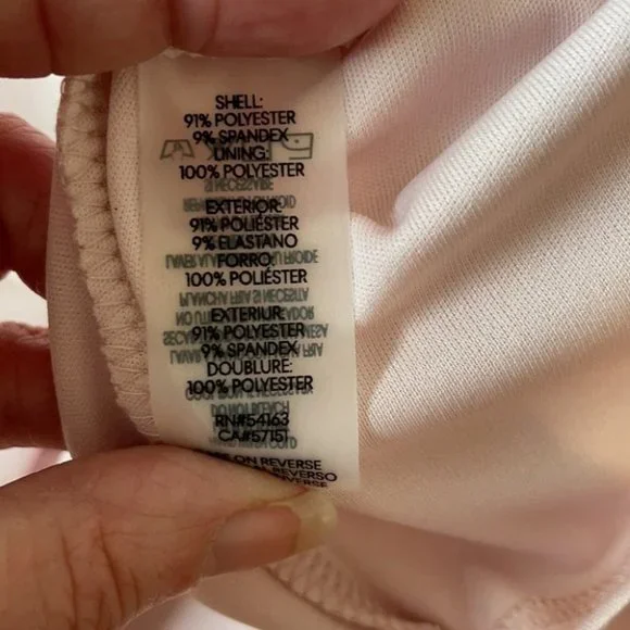 Calvin Klein Blush Pink stretch Comfort Dress 10. Beautiful well made dress - Picture 6 of 7